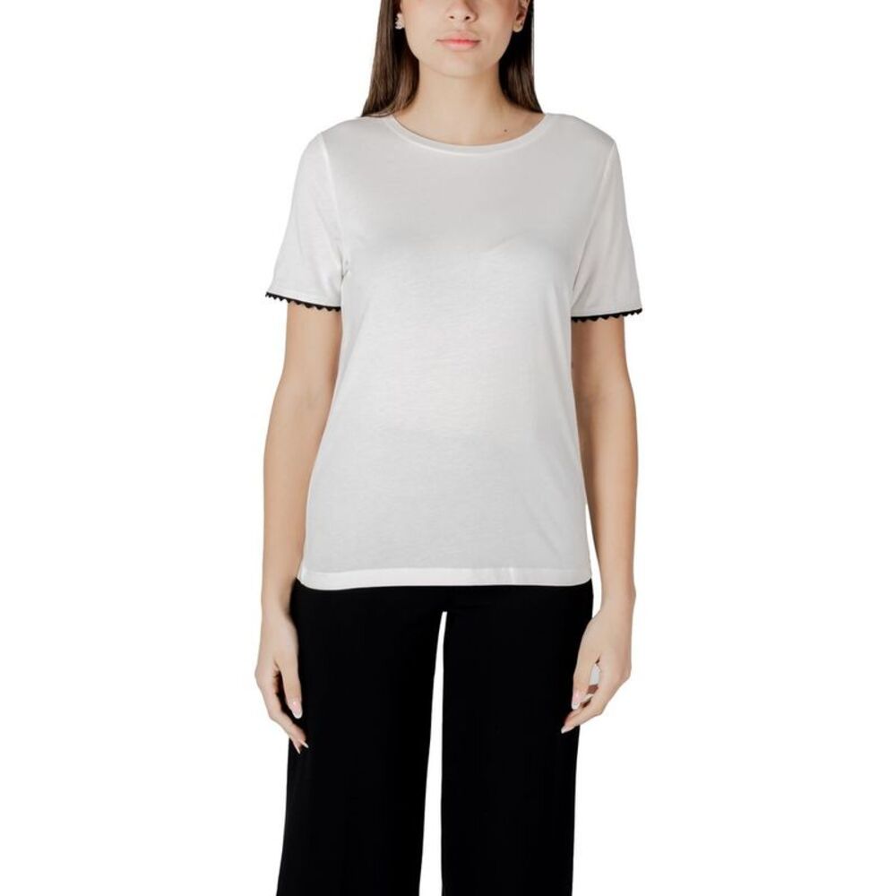Street One White Cotton Women's T-Shirt
